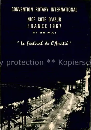 AK / Ansichtskarte Nice_06 La prestigieuse Promenade des Anglais Vue de Nuit 