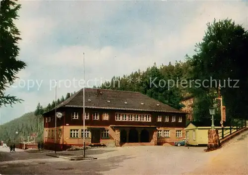 AK / Ansichtskarte Kipsdorf Bahnhof Aussenansicht Kipsdorf