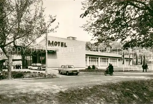 AK / Ansichtskarte Quedlinburg Motel Aussenansicht Quedlinburg
