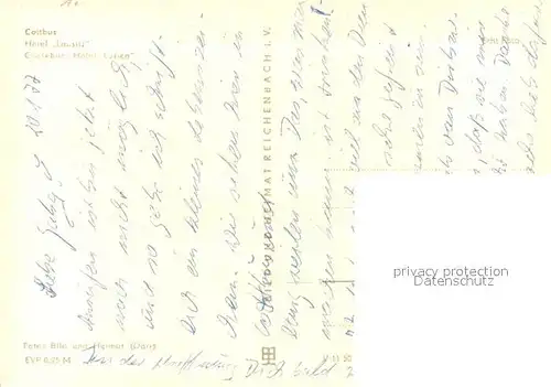 AK / Ansichtskarte Cottbus Hotel Lausitz Aussenansicht Cottbus