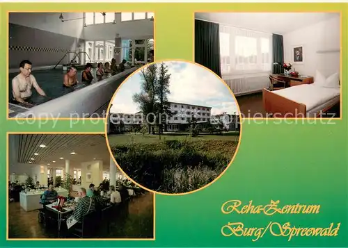AK / Ansichtskarte Burg_Spreewald Reha Zentrum Teilansichten Burg Spreewald