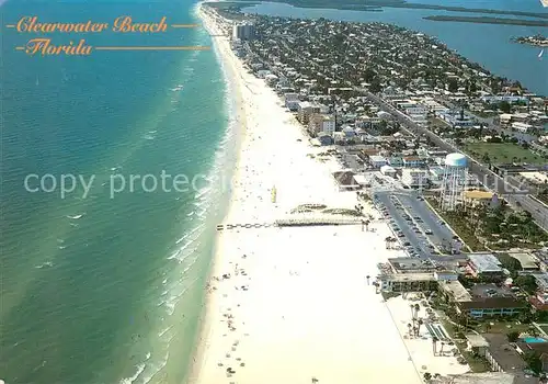 AK / Ansichtskarte Clearwater_Beach Fliegeraufnahme 