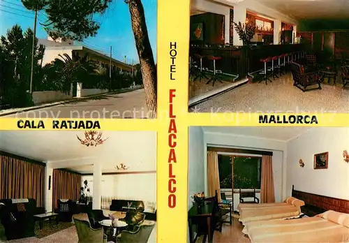 AK / Ansichtskarte Cala_Ratjada_Mallorca Hotel Flacalco Teilansichten Cala_Ratjada_Mallorca