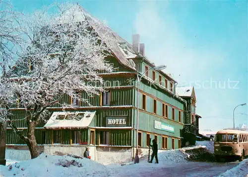 AK / Ansichtskarte Krusne_Hory Horsky Hotel Zeleny dum v Bozim Daru Krusne Hory