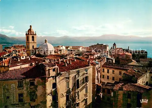 AK / Ansichtskarte Ajaccio Aspect de la vieille ville Clocher et Dome de la Cathedrale Ajaccio