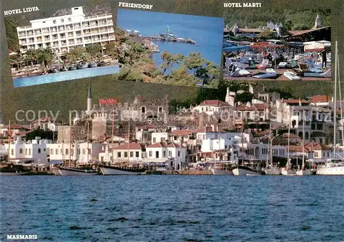 AK / Ansichtskarte Marmaris Hotel Lidya Feriendorf Hotel Marti Ortsansicht Marmaris