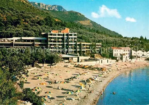 AK / Ansichtskarte Sveti_Stefan_Montenegro Hotel Maestral Stramd 