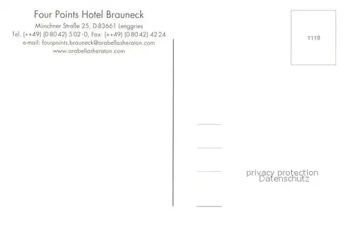 AK / Ansichtskarte Lenggries Four Points Hotel Brauneck Gastraeume Kirche Lenggries