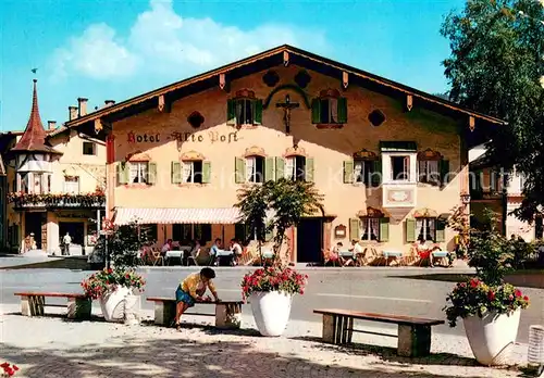 AK / Ansichtskarte Oberammergau Hotel Alte Post Oberammergau