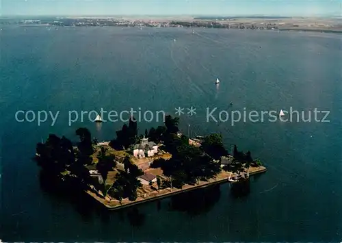 AK / Ansichtskarte Steinhuder_Meer Insel Wilhelmstein Fliegeraufnahme Steinhuder Meer