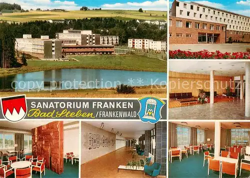 AK / Ansichtskarte Bad_Steben Sanatorium Franken der BVA fuer Angestellte Teilansichten Bad_Steben