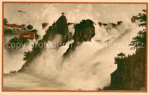 AK / Ansichtskarte Schaffhausen__SH Rheinfall 