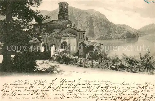 AK / Ansichtskarte Lago_di_Lugano Chiesa di Castagnola Lago_di_Lugano