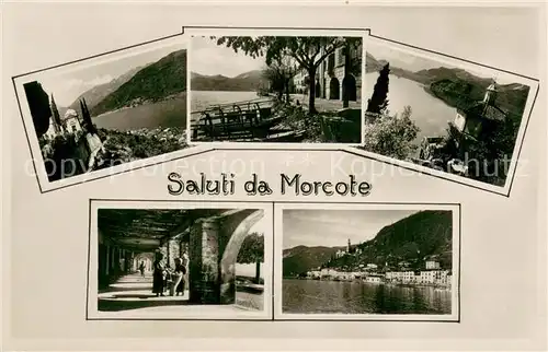 AK / Ansichtskarte Morcote_Lago_di_Lugano Teilansichten Morcote_Lago_di_Lugano