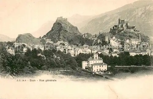 AK / Ansichtskarte Sion__Sitten_VS Vue generale 