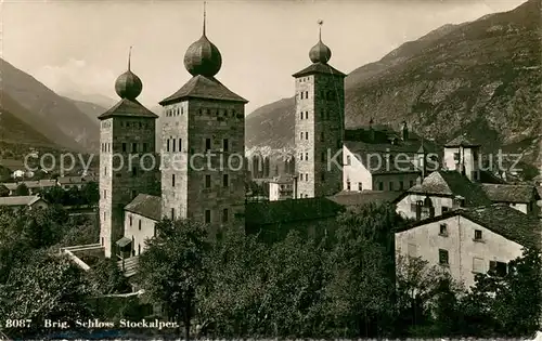 AK / Ansichtskarte Brig_Brigue_VS Schloss Stockalper 