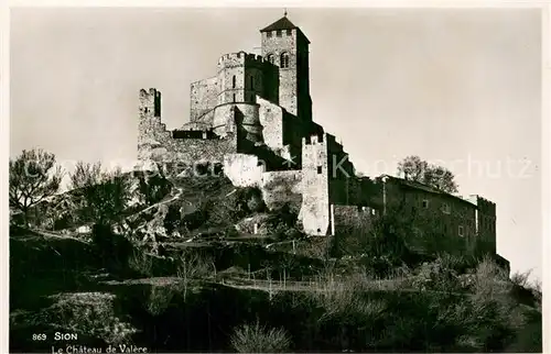 AK / Ansichtskarte Sion__Sitten_VS Le Chateau de Valere 