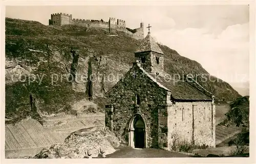 AK / Ansichtskarte Sion__Sitten_VS Le Chateau de Tourbillon et la Chapelle de Tous les Saints 