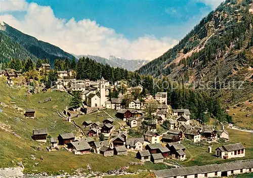 AK / Ansichtskarte Bosco_Gurin Walserdorf Panorama Bosco Gurin