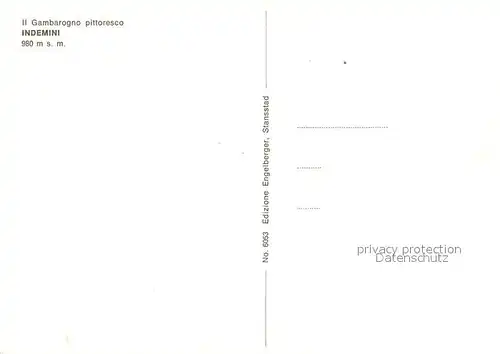 AK / Ansichtskarte Indemini Il Gambarogno pittoresco Indemini