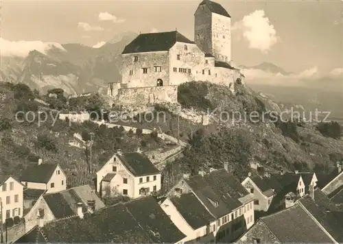 AK / Ansichtskarte Sargans_SG Schloss Sargans 
