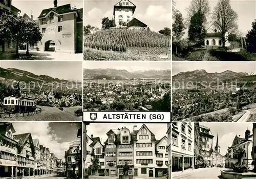 AK / Ansichtskarte Altstaetten_SG Orts und Teilansichten Panorama Altstaetten_SG