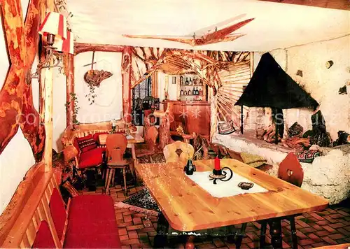 AK / Ansichtskarte Vorarlberg Pension Schoenblick   Restaurant Ruebezahl Innenansicht Stube Vorarlberg