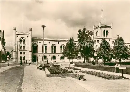 AK / Ansichtskarte Schwerin__Mecklenburg Hans Kahle Haus Aussenansicht 