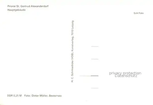 AK / Ansichtskarte Kummersdorf Alexanderdorf Priorat St.Gertrud Aussenansicht Hauptgebaeude Kummersdorf Alexanderdorf
