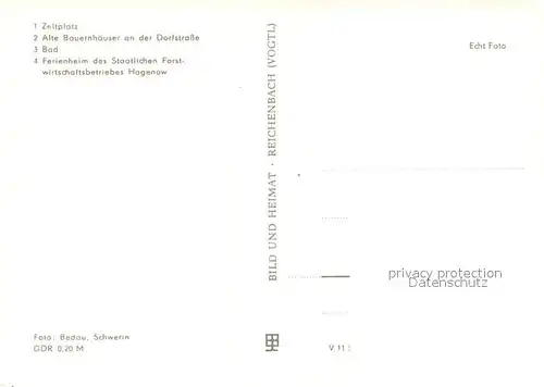 AK / Ansichtskarte Duemmer_Ludwigslust Parchim Zeltplatz Alte Bauernhaeuser u. Ferienheim Duemmer