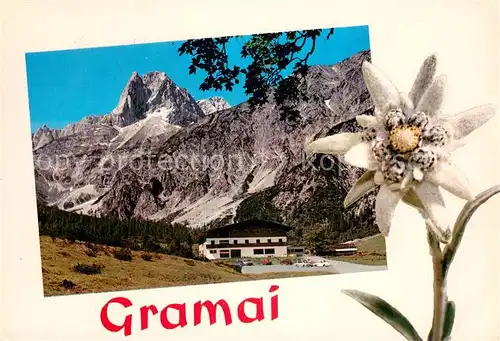 AK / Ansichtskarte Gramaialm_1263m_Falzthurntal Alpengasthof Gramai Aussenansicht 