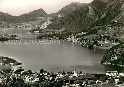 AK / Ansichtskarte Wolfgangsee See m. St. Gilgen u. St. Wolfgang Wolfgangsee