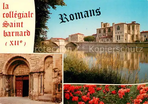 AK / Ansichtskarte Romans sur Isere La Collegiale Saint Barnard Romans sur Isere