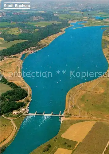 AK / Ansichtskarte Bochum Ruhrstausee Kemnade Fliegeraufnahme Bochum