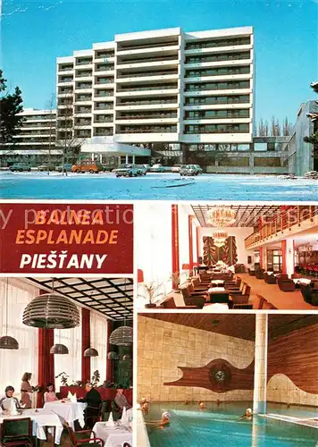 AK / Ansichtskarte Piestany Balnea Esplanade Schwimmbad Hotel Piestany
