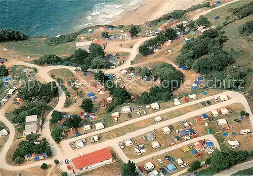 AK / Ansichtskarte Las_Arenas Fliegeraufnahme Camping Strand Las_Arenas