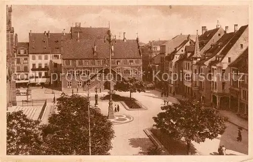 AK / Ansichtskarte Mulhouse_Muehlhausen Rathaus Platz Altstadt Mulhouse Muehlhausen