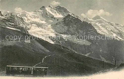 AK / Ansichtskarte Jungfraubahn Berner Alpen Jungfraubahn