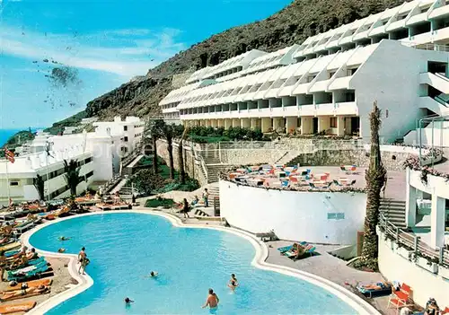 AK / Ansichtskarte Puerto_Rico_Gran_Canaria Aparthotel Puerto Plata Piscina Puerto_Rico_Gran_Canaria