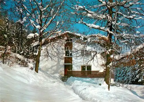 AK / Ansichtskarte Gernsbach Gasthaus Hotel Nachtigall Gaestehaus Winterimpressionen Gernsbach