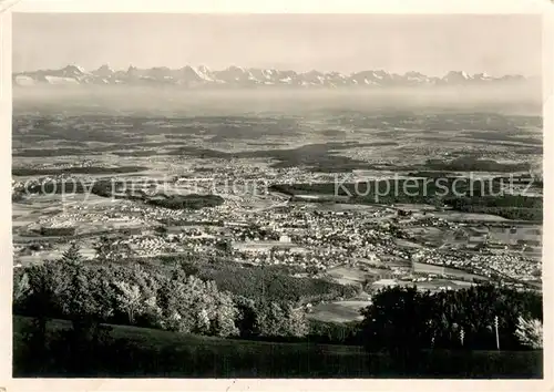 AK / Ansichtskarte Oberdorf_SO Hotel Kurhaus Weissenstein Blick in die Schweiz Oberdorf SO