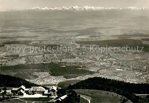 AK / Ansichtskarte Oberdorf_SO Hotel Kurhaus Weissenstein Blick in die Schweiz Oberdorf SO