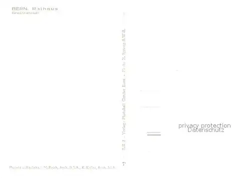 AK / Ansichtskarte Bern_BE Rathaus Grossratssaal Bern_BE