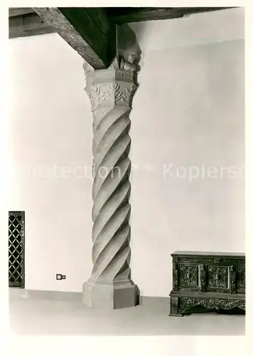 AK / Ansichtskarte Bern_BE Rathaus Spaetgotische Halbsaeule 15. Jhdt. Bern_BE