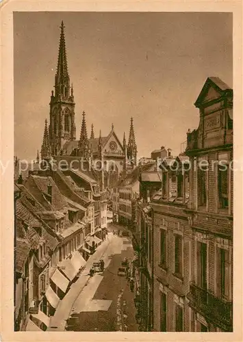 AK / Ansichtskarte Mulhouse_Muehlhausen Rue Henriette avec Temple Mulhouse Muehlhausen