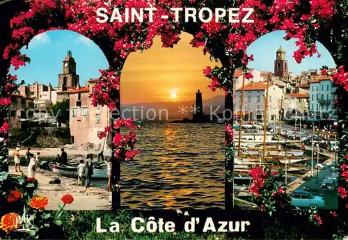 AK / Ansichtskarte Saint_Tropez_Var Vue d ensemble du port Saint_Tropez_Var