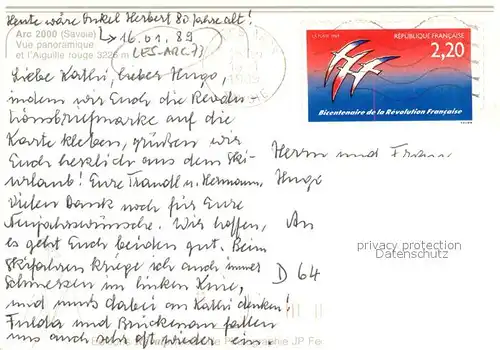 AK / Ansichtskarte Les_Arcs_73_Savoie Vue panoramique Aiguille rouge en hiver vue aerienne 