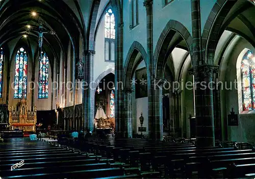 AK / Ansichtskarte Marienthal_Elsass Interieur de la Basilique Inneres Wallfahrtskirche Marienthal Elsass