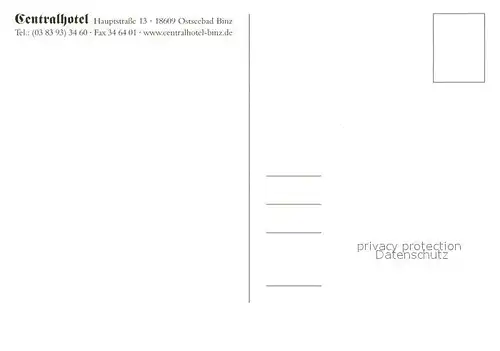 AK / Ansichtskarte Binz_Ruegen Centralhotel Restaurant Terrasse Binz_Ruegen