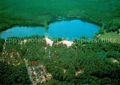 AK / Ansichtskarte Duering Campingplatz Am Tonsee OT Klein Koeris Fliegeraufnahme Duering